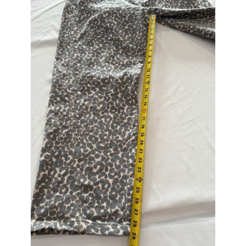wild fable Gray and Cream Leopard Print Wide Leg Jeans - Picture 8 of 8